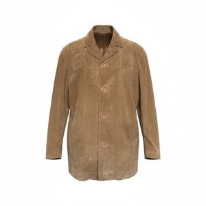 Vintage, Men's Brown Suede Trench style Coat